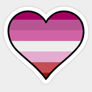 Lesbian Pride Sticker